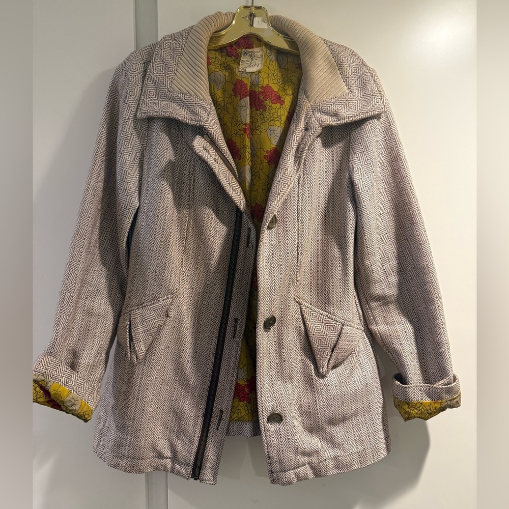 Anthropology Tulle Women's Patterned Jacket